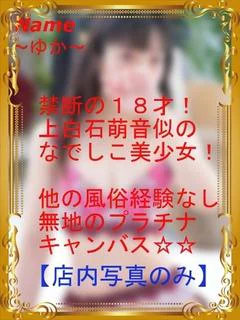 ゆか 無地のキャンパス１８歳